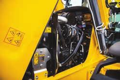 4 itre four-cyinder engine in backhoe oaders is the same unit proven in New Hoand T5 tractors, and is compaint with stringent Tier 4B emission reguations thanks to advanced Compact HI-eSCR technoogy.