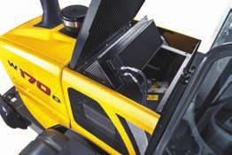 The new generation cab offers cass eading around visibiity, comfort and operator security.