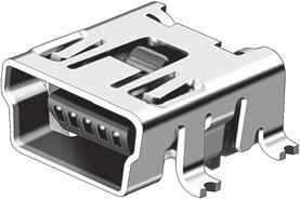 Universl Seril Bus Connectors (Mini-USB) TCS0101 Mini-B Receptcle 0.2 P 0.8 4 1.2 0.7 8.5 4.8 B 7.7 3.1 TCS0101-110177 SMT Type 3.1 6.9 3.9 Boss 9.9 3.95 Boss 2-0.8 1 4.