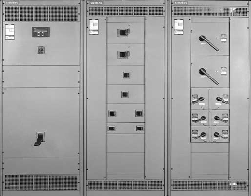 general FCI, FCII Switchboards Service sections of the FCI and FCII accept a wide range of Sentron Molded Case Circuit Breakers, Vacu-Break Fusible Switches, or WL Low Voltage Power Circuit Breakers