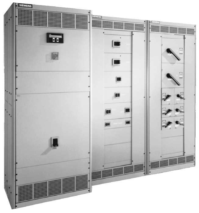 GENERAL Whether the design is for a 240V AC, 400 ampere system; a 600V AC, 6000 ampere system; or something in between, Siemens Sentron Switchboards should be considered.