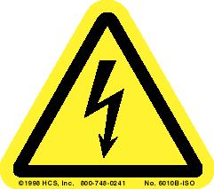 It indicates that there are DANGEROUS HIGH VOLTAGES PRESENT inside the enclosure of this product.
