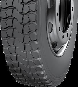 REGIONAL CWD212 OPEN SHOULDER DRIVE Excellent traction and endurance performance. Chip, cut and abrasion resistant tread compounds offer long mileage and wear.