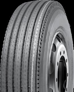 SmartWay approved, low rolling resistance tire. 211005703 11R22.5 H/16 TL 8.25 18 41.5 11.0 6610/6005 120/120 M 146/143 120 211005704 295/75R22.5 G/14 TL 9.00 18 39.9 11.