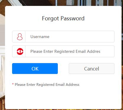 1.3 Recovery of Password 1 If you forgot your password, please click Forgot password on the login page.