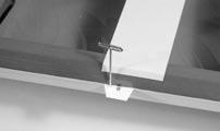 Place a T-pin in each hinge to prevent it from being pushed into the wing when installing the aileron.