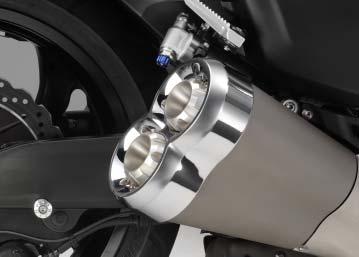 Left Air Intake Cover Right High quality finished chrome Chrome Exhaust Ends VMAX High quality chrome exhaust ends Part of the Chrome VMAX Accessory Collection; also consisting of air intake covers