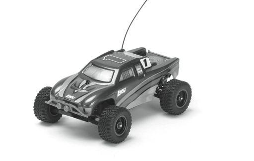 It comes ready to run with a preinstalled NiMH battery, fully independent suspension with friction dampers, differential-equipped transmission with adjustable slipper, and a 27MHz Losi AM radio