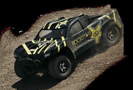 Not only do these 1/16 trucks have Losi radio systems with Spektrum 2.