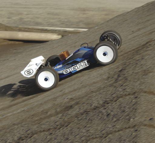 1/8 NITRO BUGGY THE UNSTOPPABLE 8IGHT 2.0 RTR. 146 8IGHT 2.0 4WD RTR Ready-To-Run : LOSB0084 The Losi 1/8-scale 8IGHT 2.
