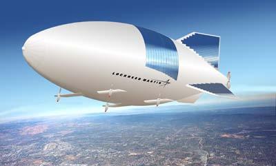 Figure 3: Conceptual Illustration of the Lockheed Martin High Altitude Airship (HAA) Other Government projects include DARPA s Integrated Sensor Is Structure Program (ISIS).