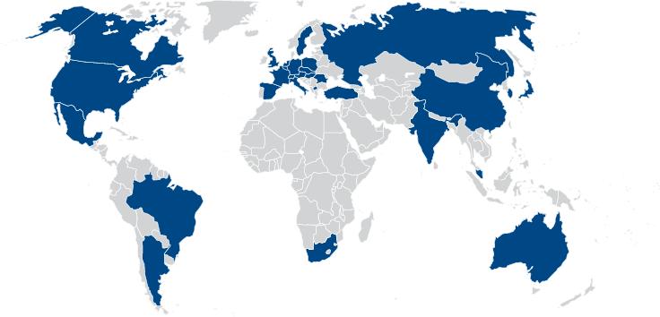 Global systems supplier With more than 100 sites in 29 different countries, Knorr-Bremse is represented on all continents - 80 of which are manufacturing locations.