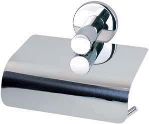 101 Portarrollos con tapa pulido Paper holder with cover polished Ref. 141011 DIM.: 130 mm. x 140 mm. x 100 mm. Portarrollos con tapa satinada Paper holder with cover satin Ref. 141012 DIM.: 130 mm. x 140 mm. x 100 mm. Portarrollos elevable pulido Elevable paper holder polished Ref.