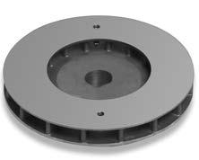 Available in five sizes: 25 mm, 3 mm, 35 mm, 4 mm and 45 mm diameters, all discs are the same thickness and use the same brake modules and actuators.