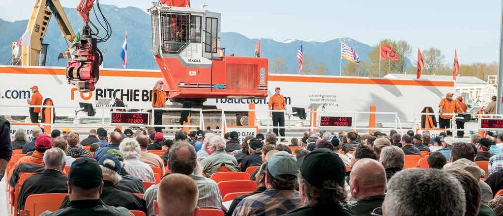MORE AUCTIONS, MORE OPPORTUNITIES Reach buyers from across Canada and around the world at our BC auctions Whether you live up north, down south or on the Island, the next Ritchie Bros.
