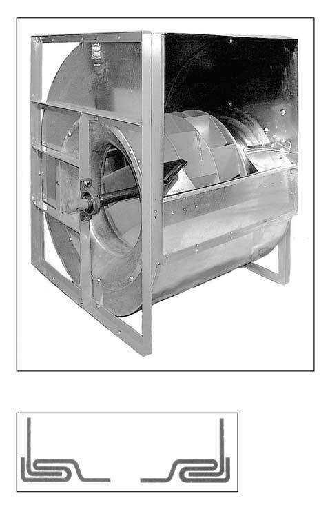 1. Standard ATZAF fans range Comefri's ATZAF double inlet centrifugal fan with Airfoil blades series cover a size range from 12 to 49.