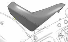 5 ft-lbs (10 Nm) Seat Removal/Installation Tip: Use caution to avoid contact with the fuel tank when removing the seat. 1.