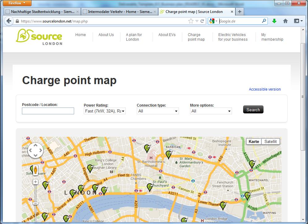 3.3.7 Source London[7] Figure 8: Charge point map (source: http://www.sourcelondon.