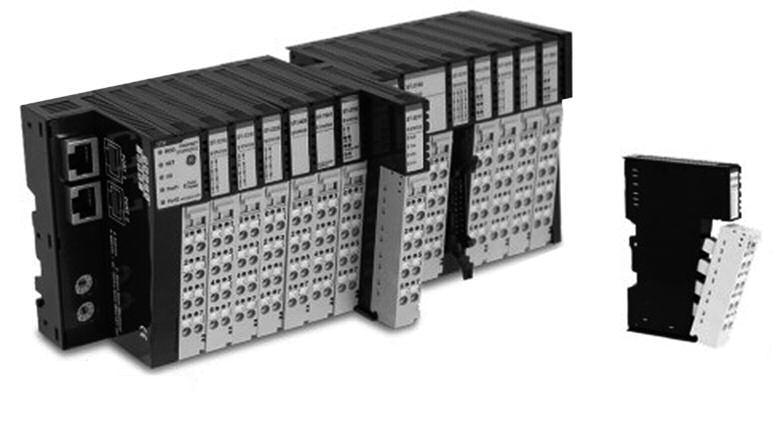 Intelligent MCC PACSystems* RSTi Distributed I/O delivers high performance and system flexibility Powerful Solution The RSTi innovative design enables module power, communications and field power to
