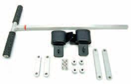 Piece Support handle, steel 100 948 Piece Bar ends for support handles 100 143 Piece Support
