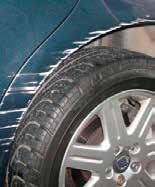 of the circumference of the wheel is scuffed (often caused by running up against kerbs) through negligence or misuse Tyres that are not of a warrantable standard or not