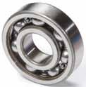 retainers Integral raceways provide proper clearance between bearing and the raceway for smooth, quiet