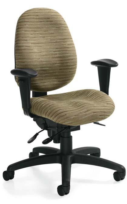 Intensive use and multi-shift seating is comfortable, generous and well designed.