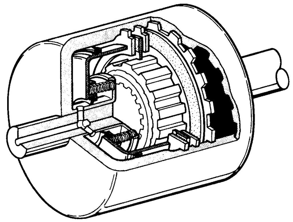 Lesson 2 Fundamentals Apply Devices Clutch Assembly E57390 Pressurized oil acts on the apply piston moving the piston in contact with the clutch pack.