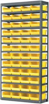 of Bins AS1275 Shelving, no Bins AS1275110Y Shelving with Bins 30110 11 5 8" x 2 3 4" x 4" 144 AS1275120Y Shelving with Bins 30120 11 5 8" x 4 1 8" x 4" 96 AS1275130Y Shelving with Bins 30130 11 5 8"