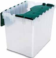 dunnage. SN15120709 SN24150709 SN24150999 SN24220913 SN24221113 Bi-Color Stack & Nest Totes Outside Dimensions Inside Dimensions Bottom Model Inches mm Inches mm Capacity No.
