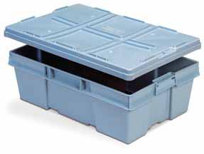 NP24160887 Lid NL24160259 NestPac Containers Ideal for poultry, meat, and seafood processing, distribution, and many other foodservice and grocery applications.