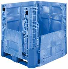 Totes, Containers & Pallets Industry Standard Bulk Box Industry Standard Bulk Boxes are perfect for many manufacturing applications, providing superior product protection for loads up to 1,800 lbs.