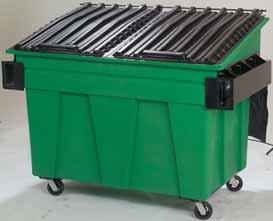 Recycling & Waste Transport Systems Akro-Carts Frame is made from 16-gauge zinc-plated steel tubing on medium-duty models and powdercoated steel on heavy-duty models.