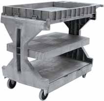 2 x 5 30936 (large cart) 80 80 48 36 36 18 16 16 8 12 30930 (small cart) 70 70 42 30 12 12 File Manager Cart Easy assembly legs quickly snap together, no tools needed Rolls under most work areas