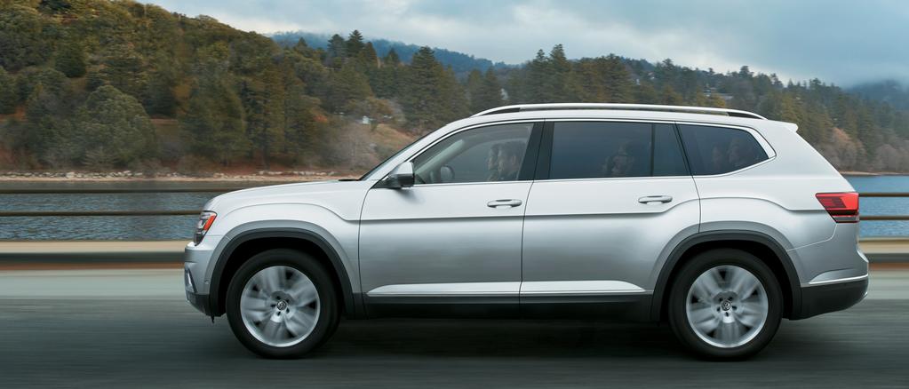 This size fits all. Big families need a big SUV. Introducing the Atlas, large enough to handle everything from the daily car pool to a weekend adventure.