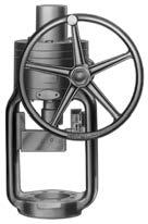 throttling type of control valve that can be manually operated and set Manual handwheel actuator Typical Maximum Thrust, Lbf (Varies with Operating Pressure, Spring, and Construction) Travel