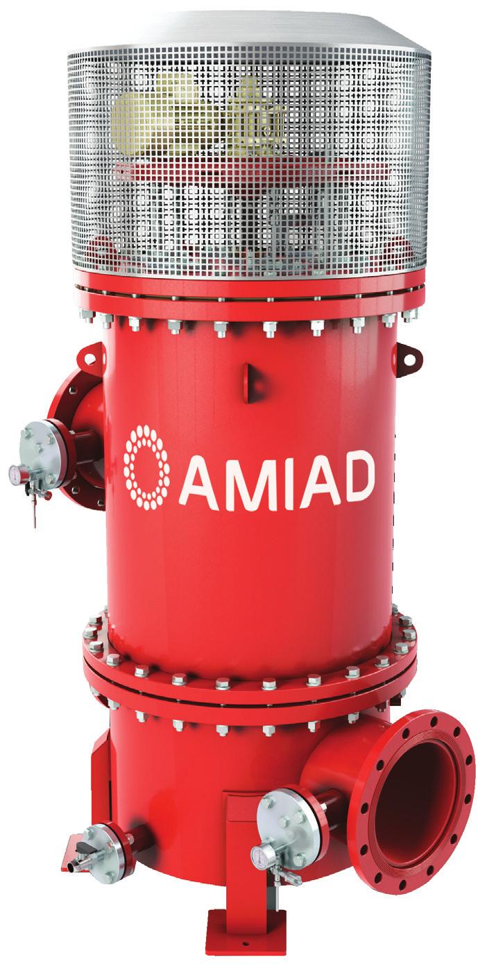 NEW Omega Series Automatic self-cleaning filter provides superior efficiency by combining a multi-screen design with Amiad s proven suction scanning technology.
