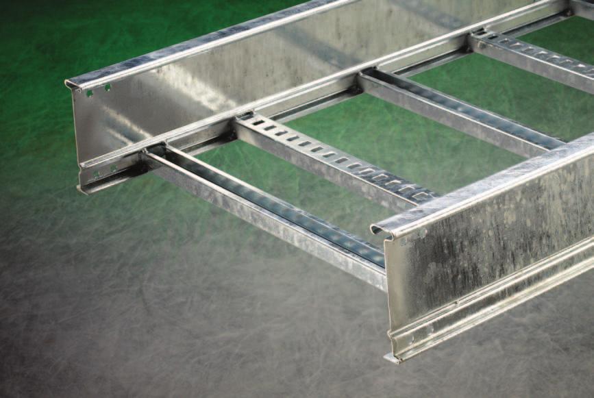 Heavy Duty Steel able Ladder 6" (152mm) NEM VE 1 Loading Depth 7" (178mm) Side Rail Height Straight Section Part Numbering Example: 476 P 09 SL DN - 24-144 Series Material Rung Rung Rung Width Length