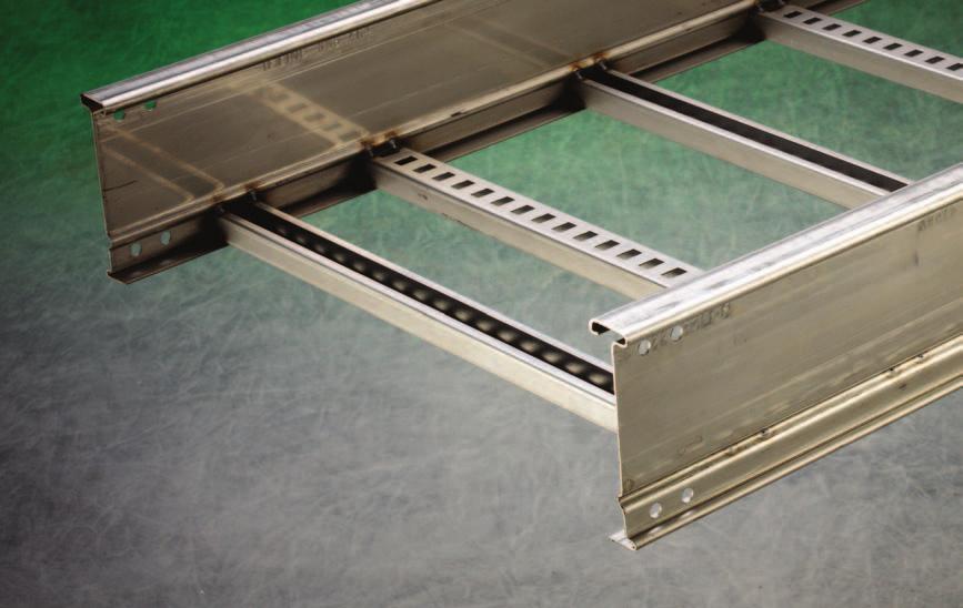 Stainless Steel able Ladder 3" (76mm) NEM VE 1 Loading Depth - 4 (101mm) Side Rail Height - Series 348 ctual Loading Depth = 3.