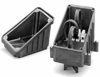 L ntegrated onnection ccessories (cont d.) RTT plice & Tee Kit RTT plice & Tee ox is a NM 4X rated junction box designed to make straight or tee splices for all hromalox Rapid Trace Heating ables.