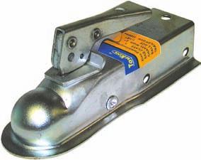 Coupling w/handbrake lever 3500kg 1-7/8" Override Couplings 2500kg weight rating Quality casting zinc plated for long life Override couplings are recommended for use in all
