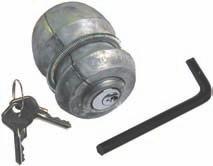 Insurance approved to immobilise your caravan, trailer or car High security steel encased lock Twin locking