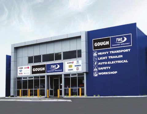 > INTRODUCTION > INTRODUCING GOUGH TWL Gough TWL is the leading supplier to the New Zealand commercial transport and related industries.