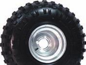 PCD: Tyre: Capacity: MW300/155 GALV 12" 100mm 4 x 4" 155 x 12, 6 Ply 560 kg MW330/165 GALV 13" 125mm 5 x 4.