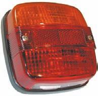 Pack includes 1x stop/tail/indicator lamp & 1x stop/tail/indicator lamp with licence plate lamp.