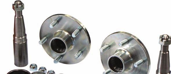 Features: 1500kg Rated capacity per pair High quality SG casting, precision finished Zinc finished for extra durability & corrosion resistance Axle steel is high quality EN8 for strength Quality