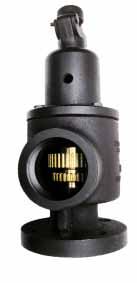 Section I Power Boilers 119 Series Cast Iron Flanged Safety Valves Section VIII Pressure Vessels These flanged, heavy duty and high capacity safety valves are ideal for use on all types of boilers,
