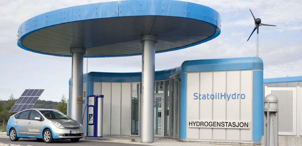 HyNor Grenland Opened in 2007 Next to Statoil research centre at Herøya, Grenland Directly linked to large scale hydrogen production, scalable solution Possibility
