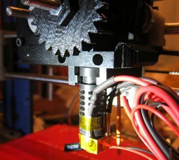 Step 71: Hotend Mounting Locate Your: - M3 x 30mm bolts (2) - M3 nuts (2) - The assembly slides