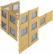 98 Large-Door Wall Section - Kit Cornerstone Modulars 933-3727 Large-Door